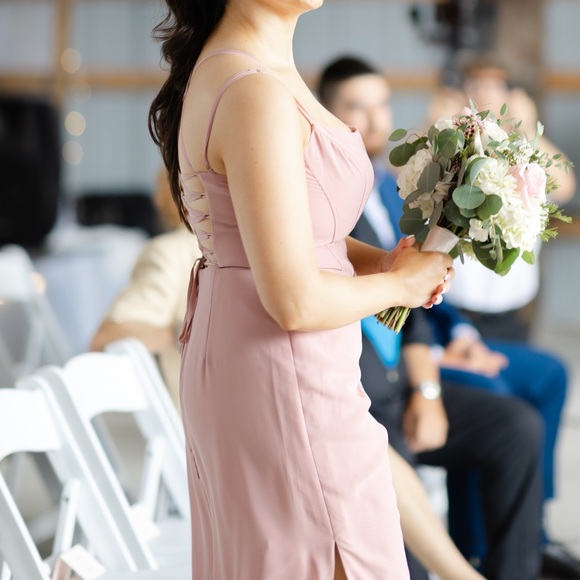 Azazie Bey Bridesmaid Dress in Dusty Rose - Picture 5 of 5